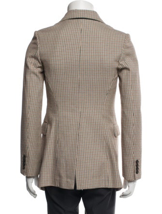 Theory Wool Houndstooth Print Blazer