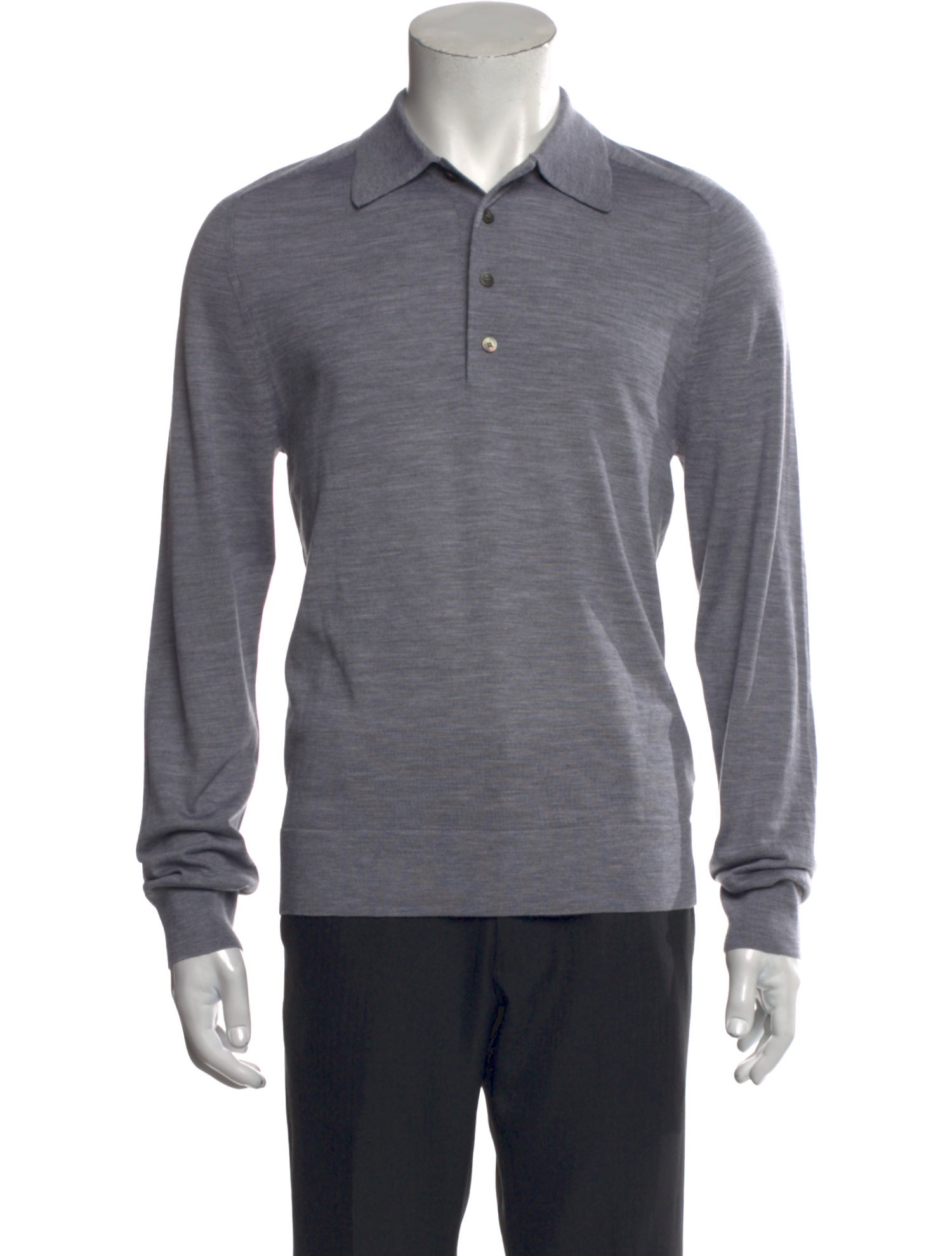 Theory Wool Collar Polo Sweater w/ Tags