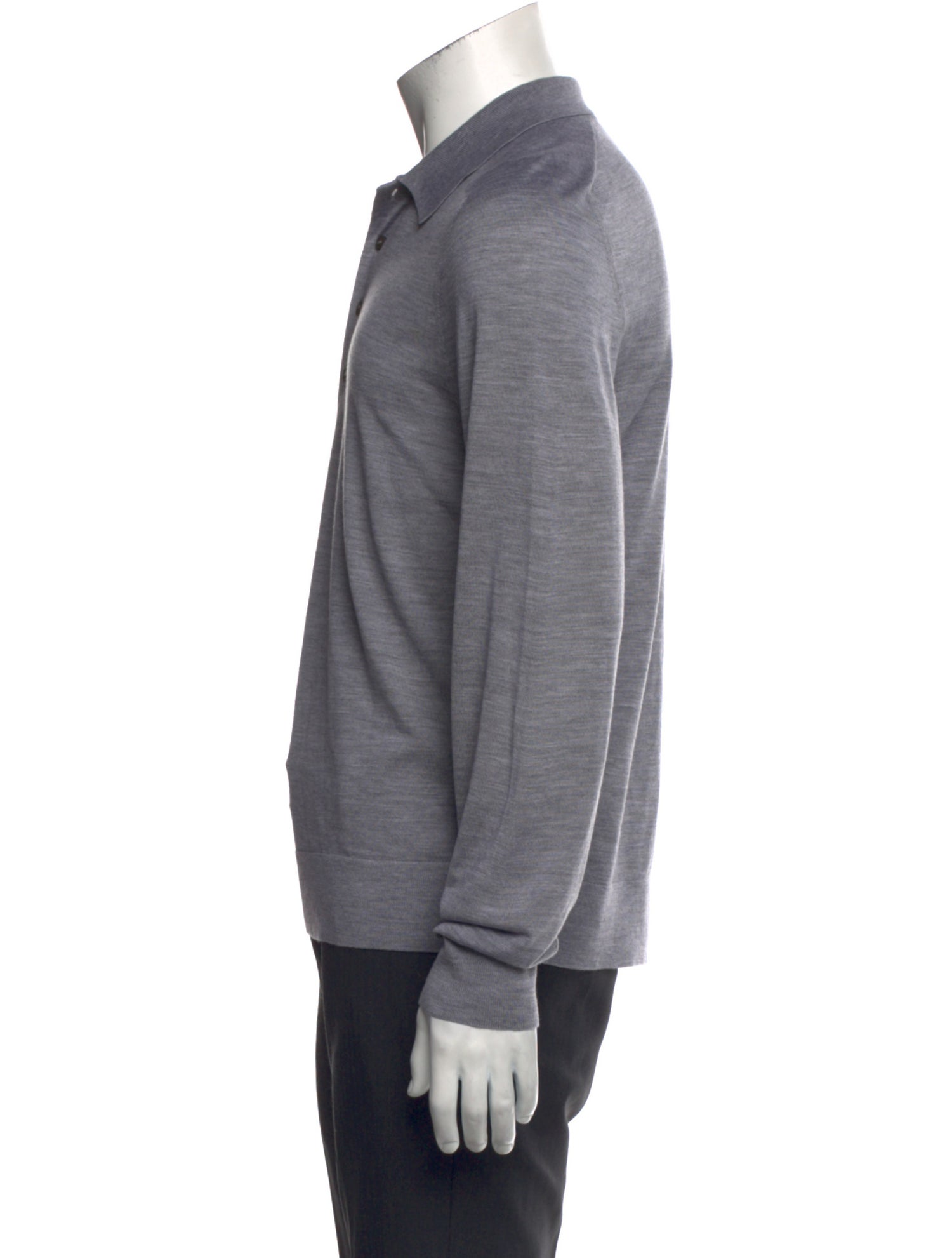 Theory Wool Collar Polo Sweater w/ Tags