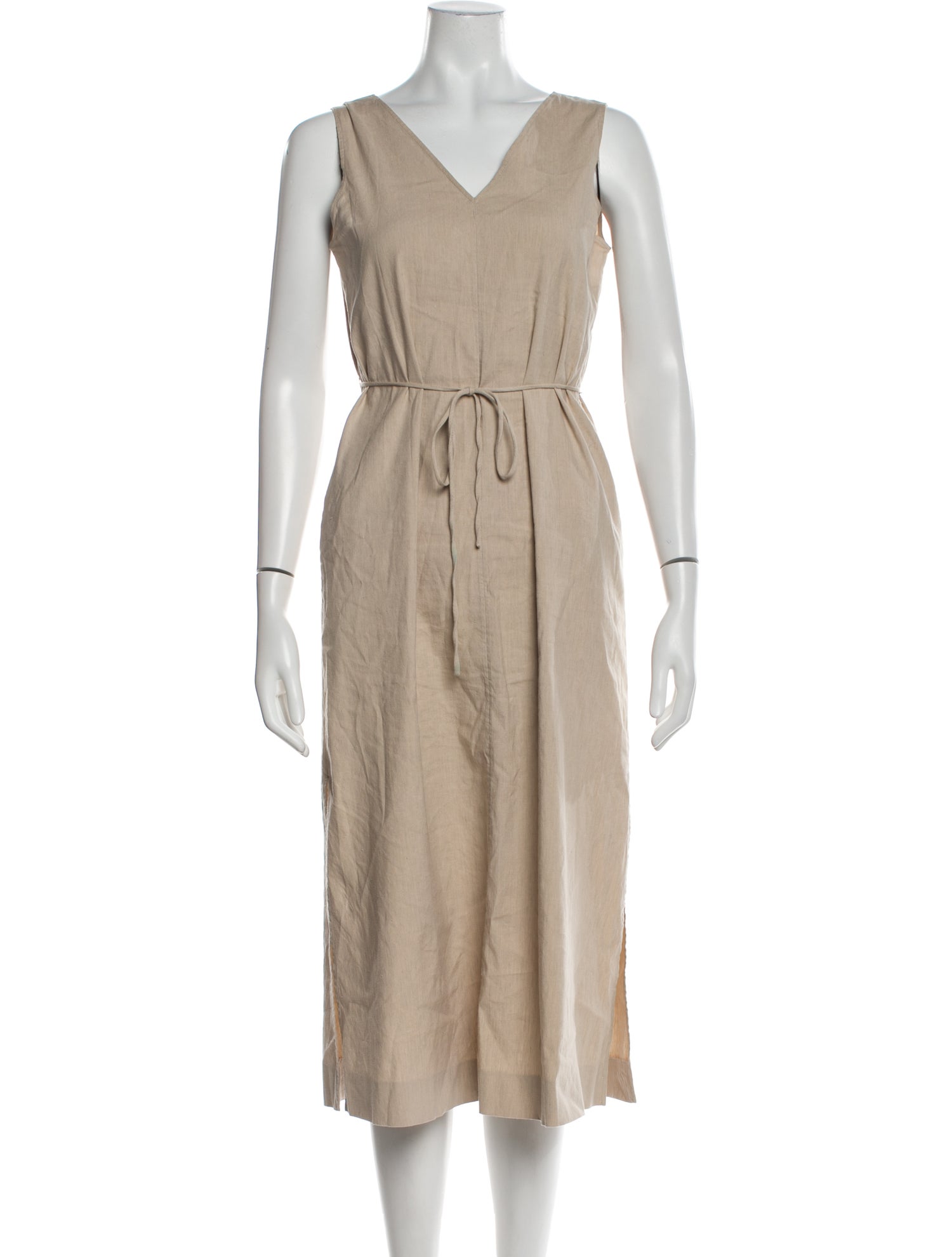 Theory V-Neck Midi Length Dress