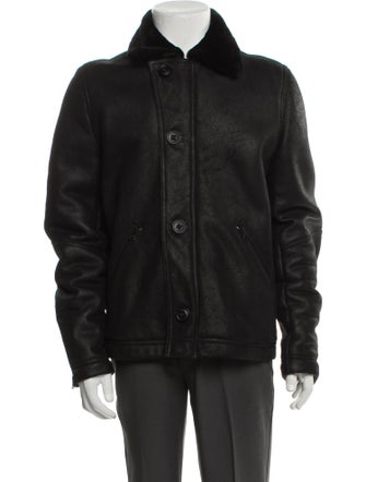 Theory Shearling Bomber Jacket