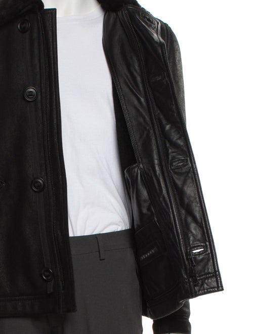 Theory Shearling Bomber Jacket