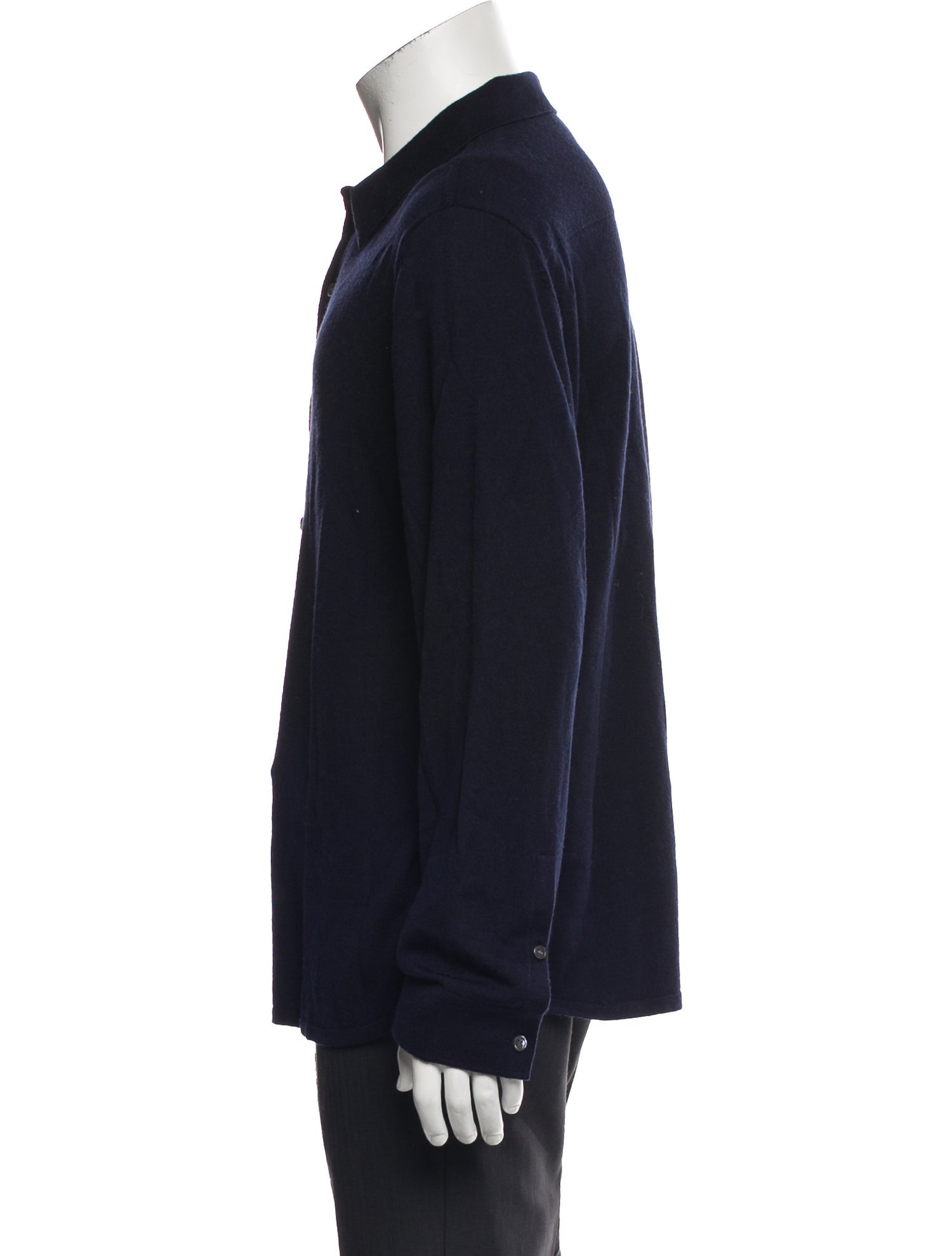 Theory Merino Wool Mock Neck Cardigan