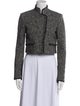 Theory Wool Tweed Pattern Evening Jacket