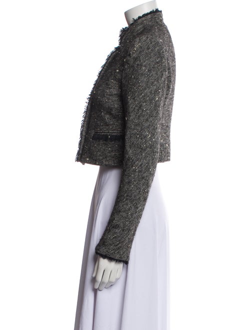 Theory Wool Tweed Pattern Evening Jacket