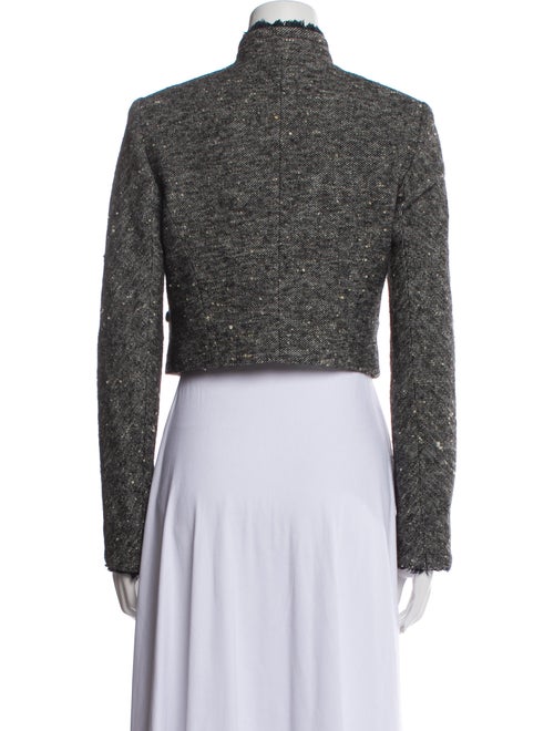 Theory Wool Tweed Pattern Evening Jacket