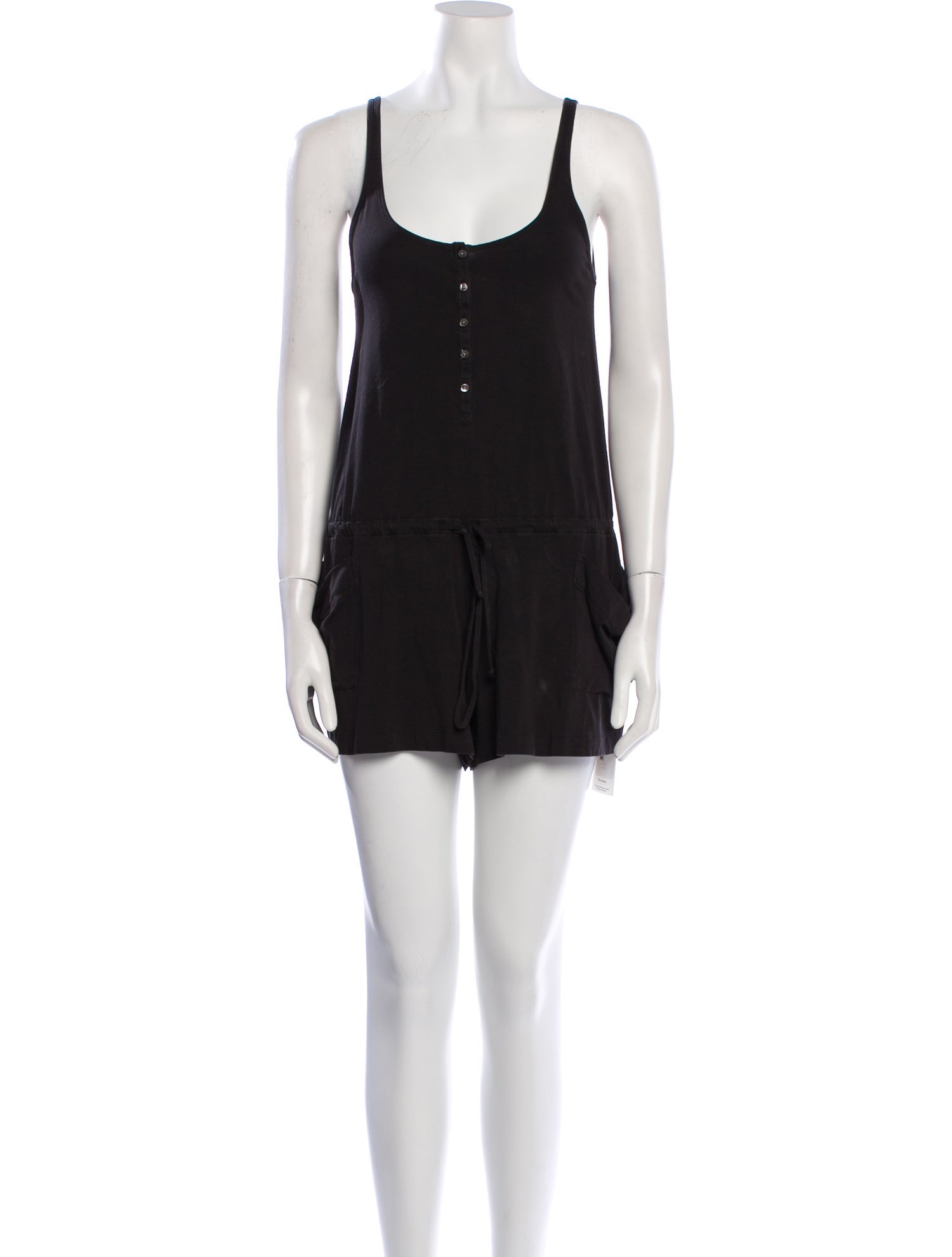 Theory Square Neckline Romper
