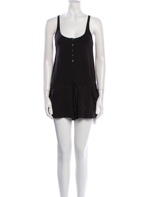 Theory Square Neckline Romper
