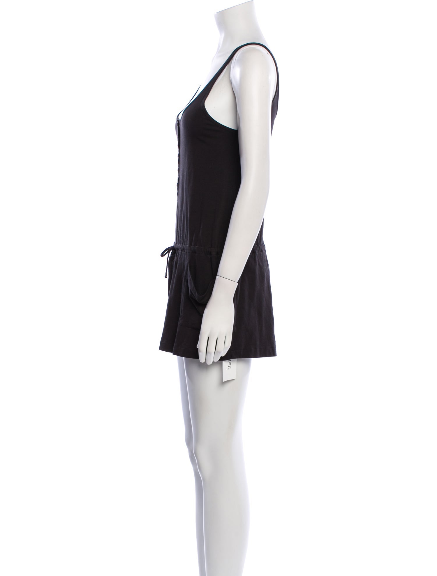 Theory Square Neckline Romper