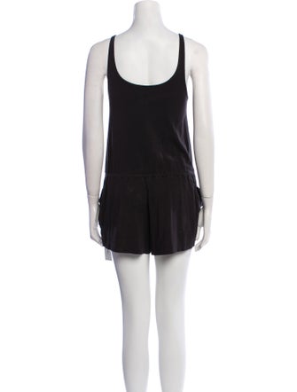 Theory Square Neckline Romper