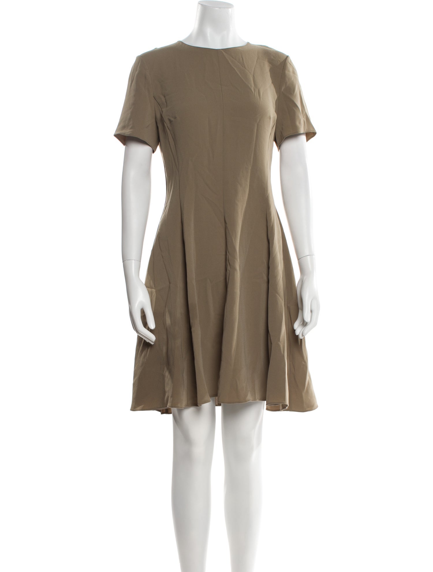 Theory Bateau Neckline Mini Dress