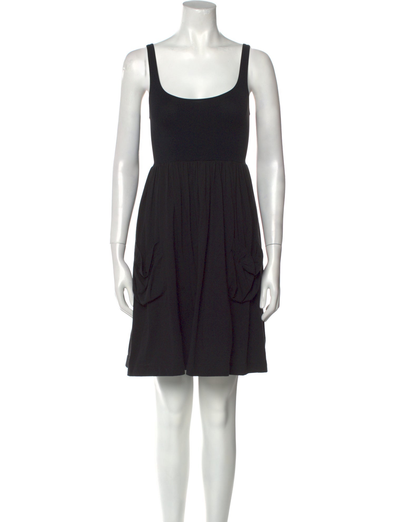 Theory Scoop Neck Mini Dress