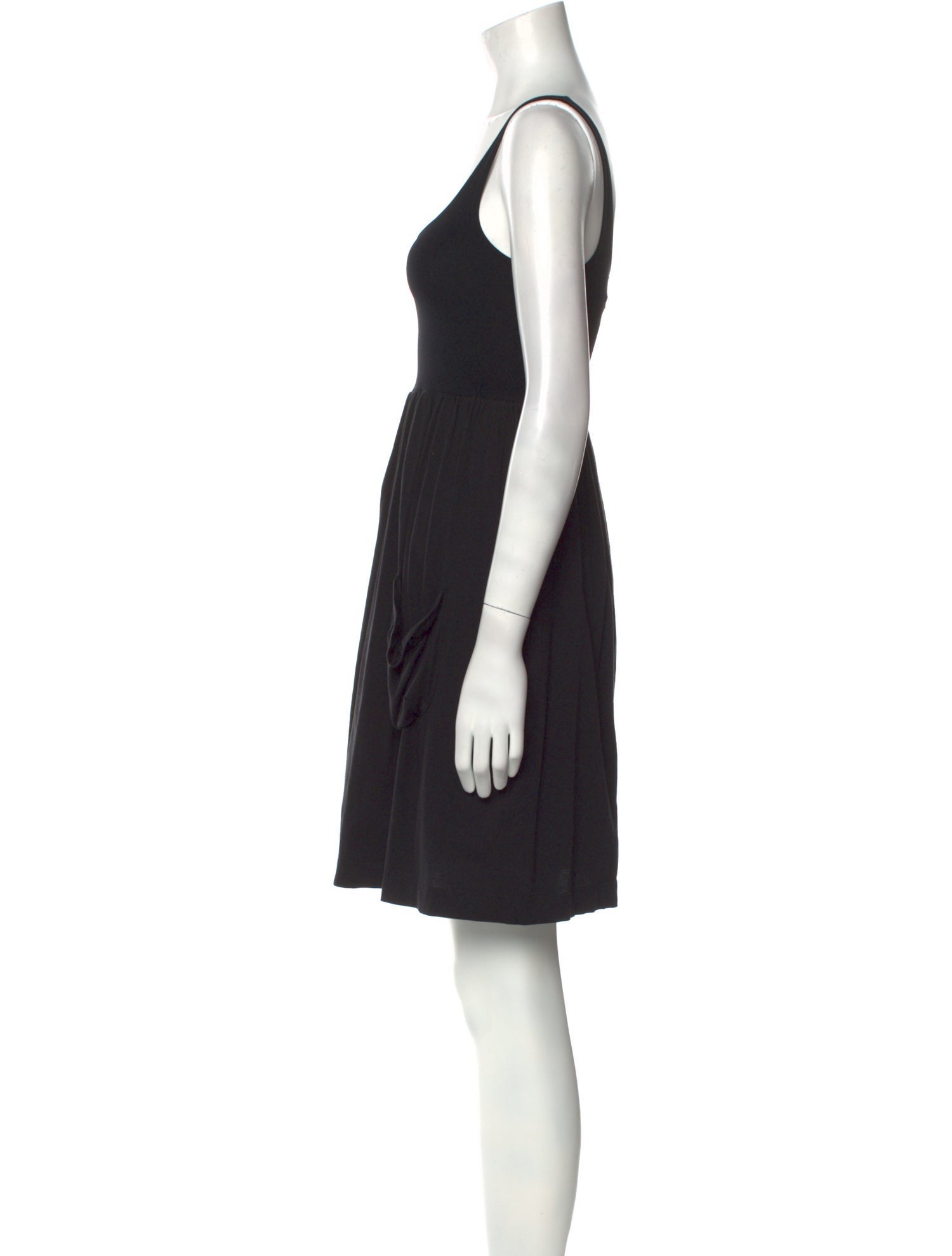 Theory Scoop Neck Mini Dress