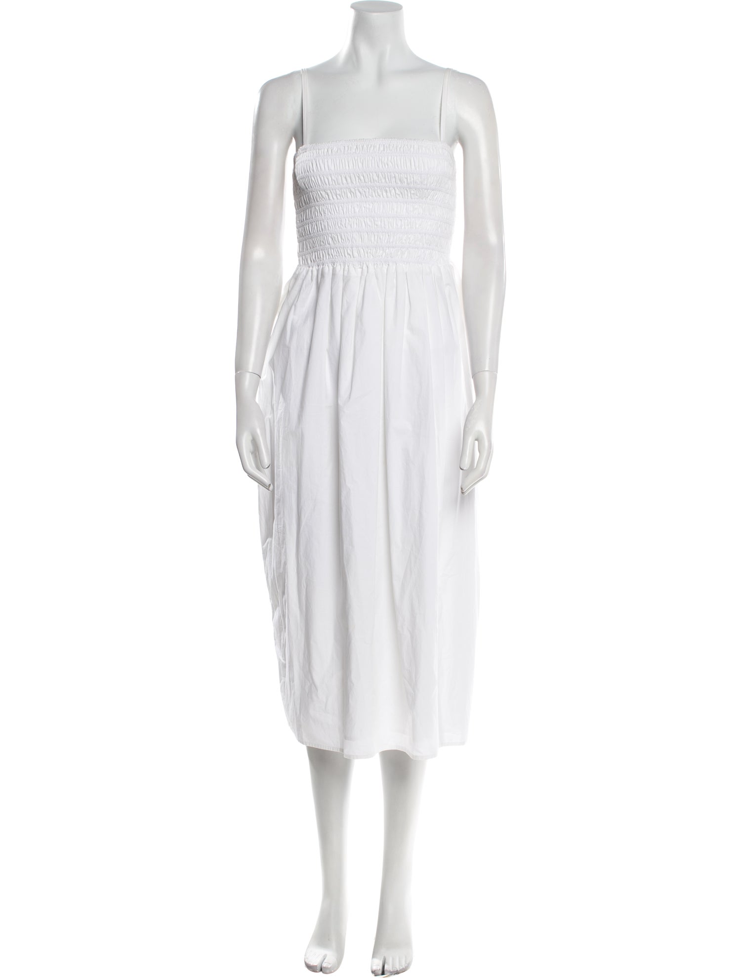 Theory Square Neckline Midi Length Dress