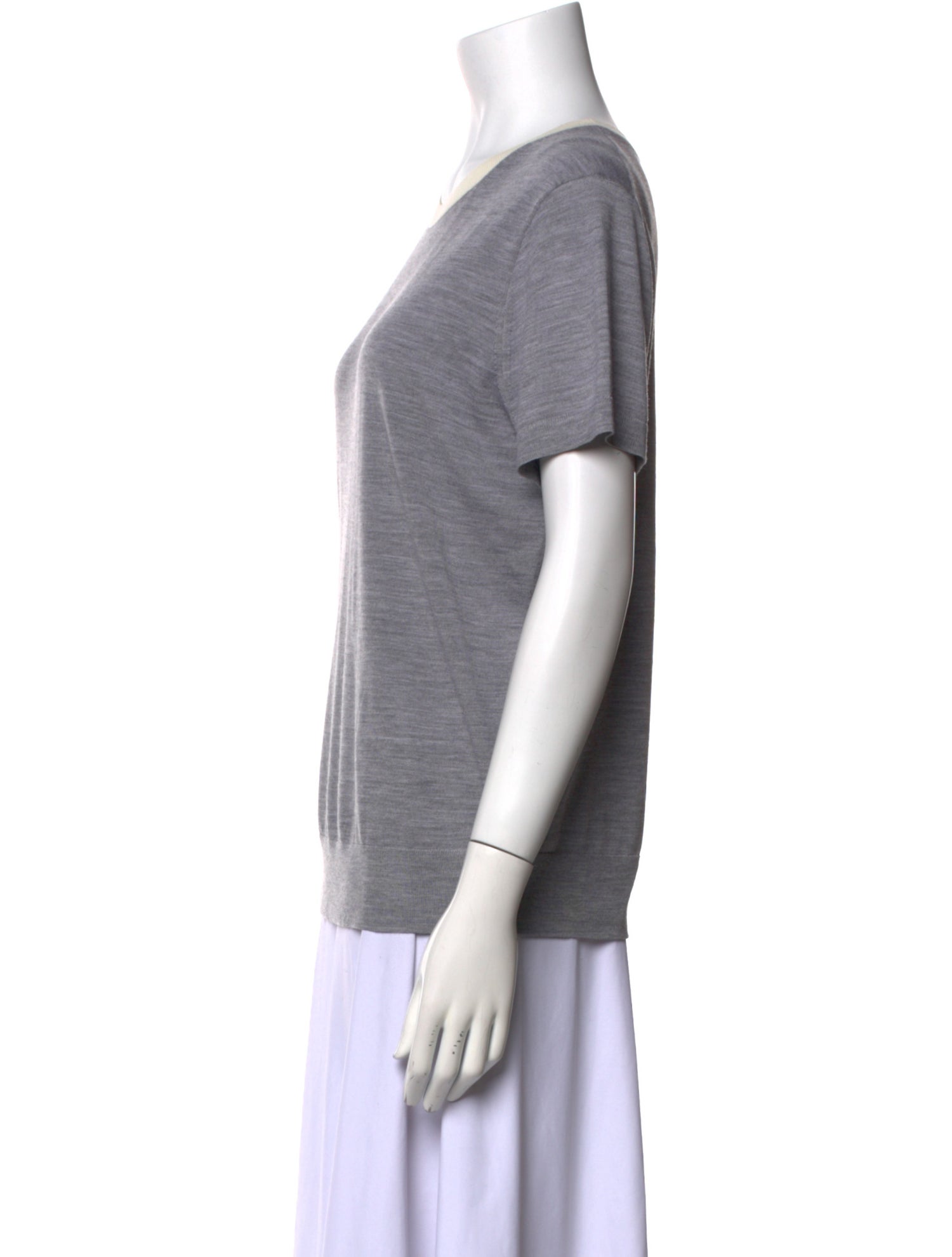 Theory Wool Scoop Neck Sweater