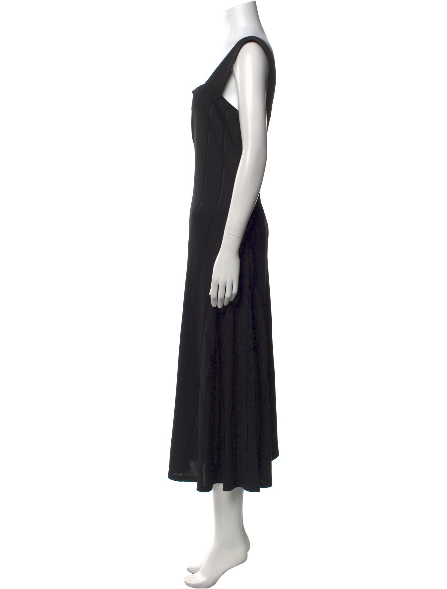 Theory Square Neckline Long Dress