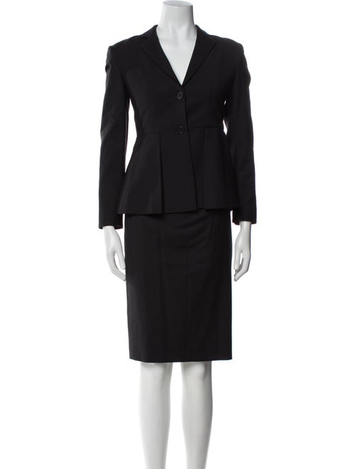 Theory Virgin Wool Skirt Suit