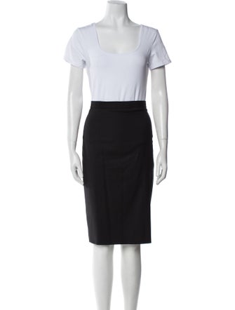 Theory Virgin Wool Skirt Suit