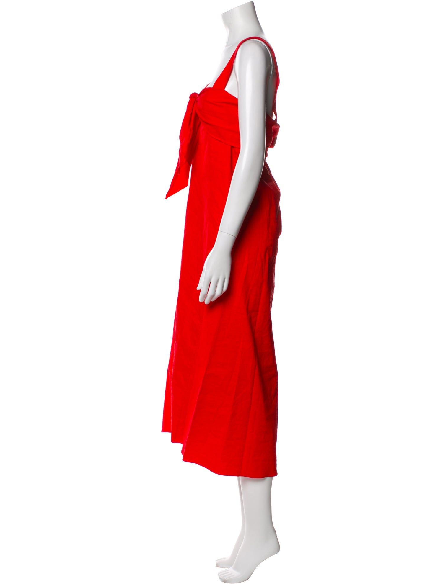 Theory Linen Midi Length Dress