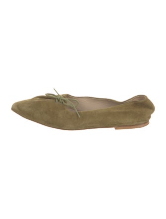 Theory Suede Ballet Flats