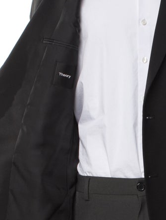 Theory Virgin Wool Cutout Accent Blazer