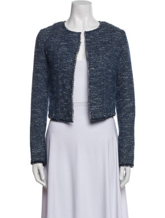 Theory Tweed Pattern Evening Jacket