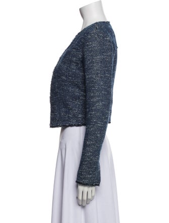 Theory Tweed Pattern Evening Jacket