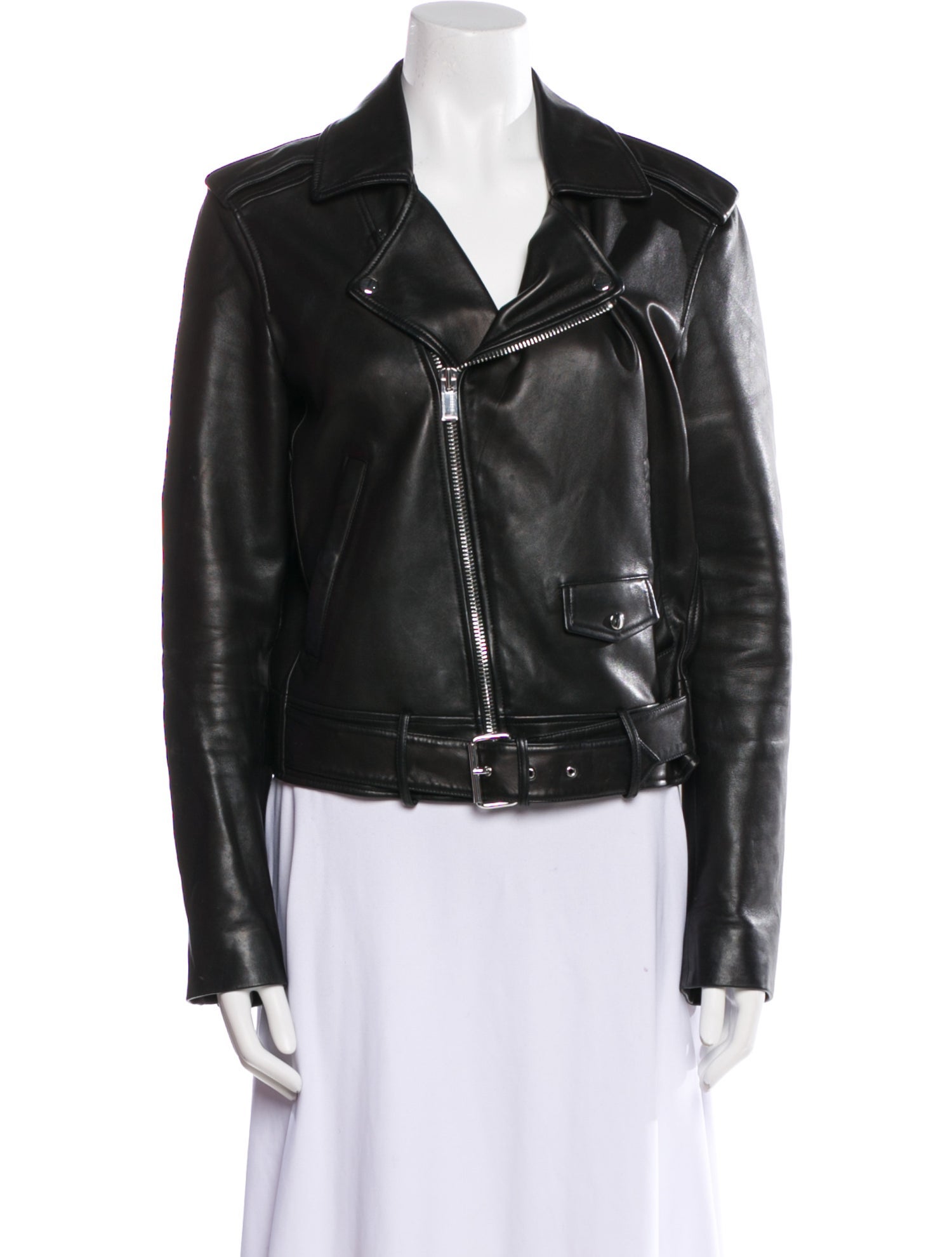 Theory Leather Biker Jacket