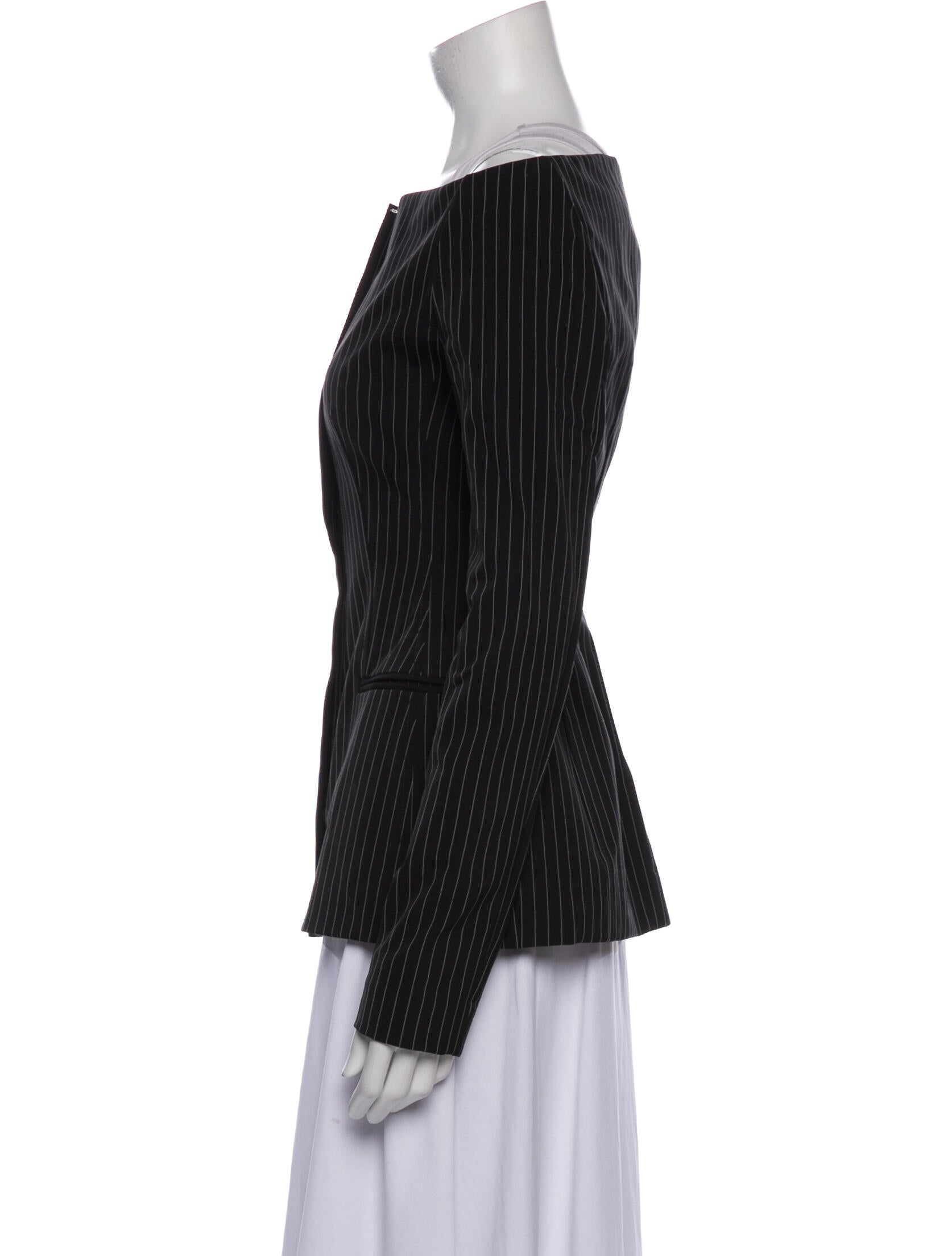 Theory Striped Evening Jacket