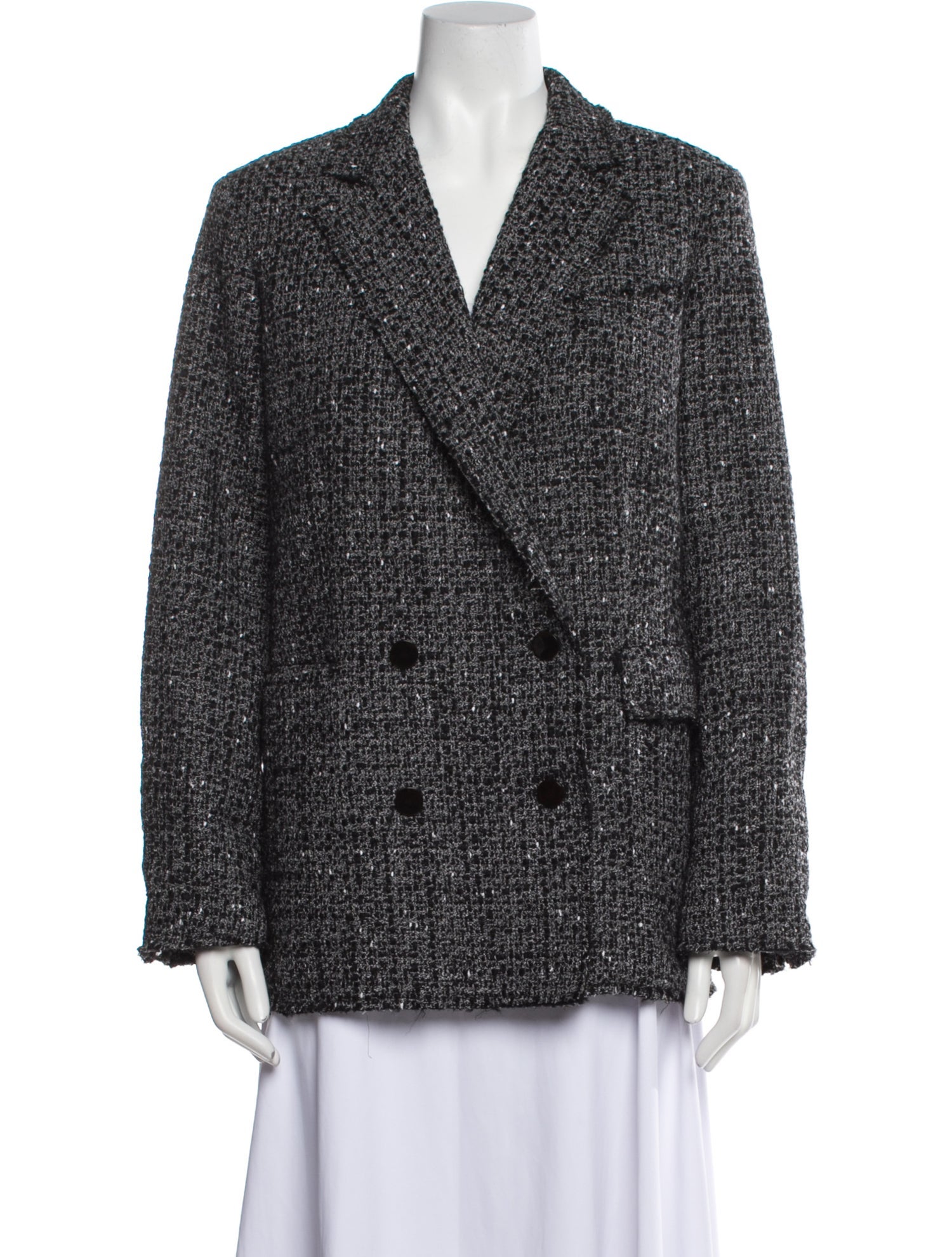 Theory Tweed Pattern Blazer