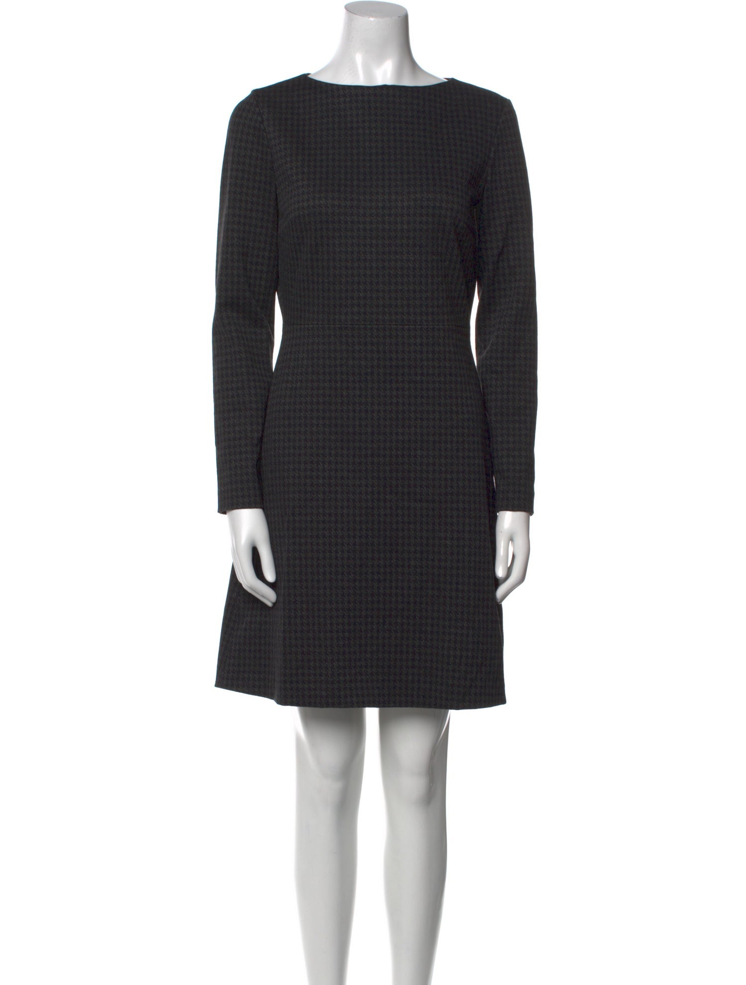 Theory Bateau Neckline Mini Dress