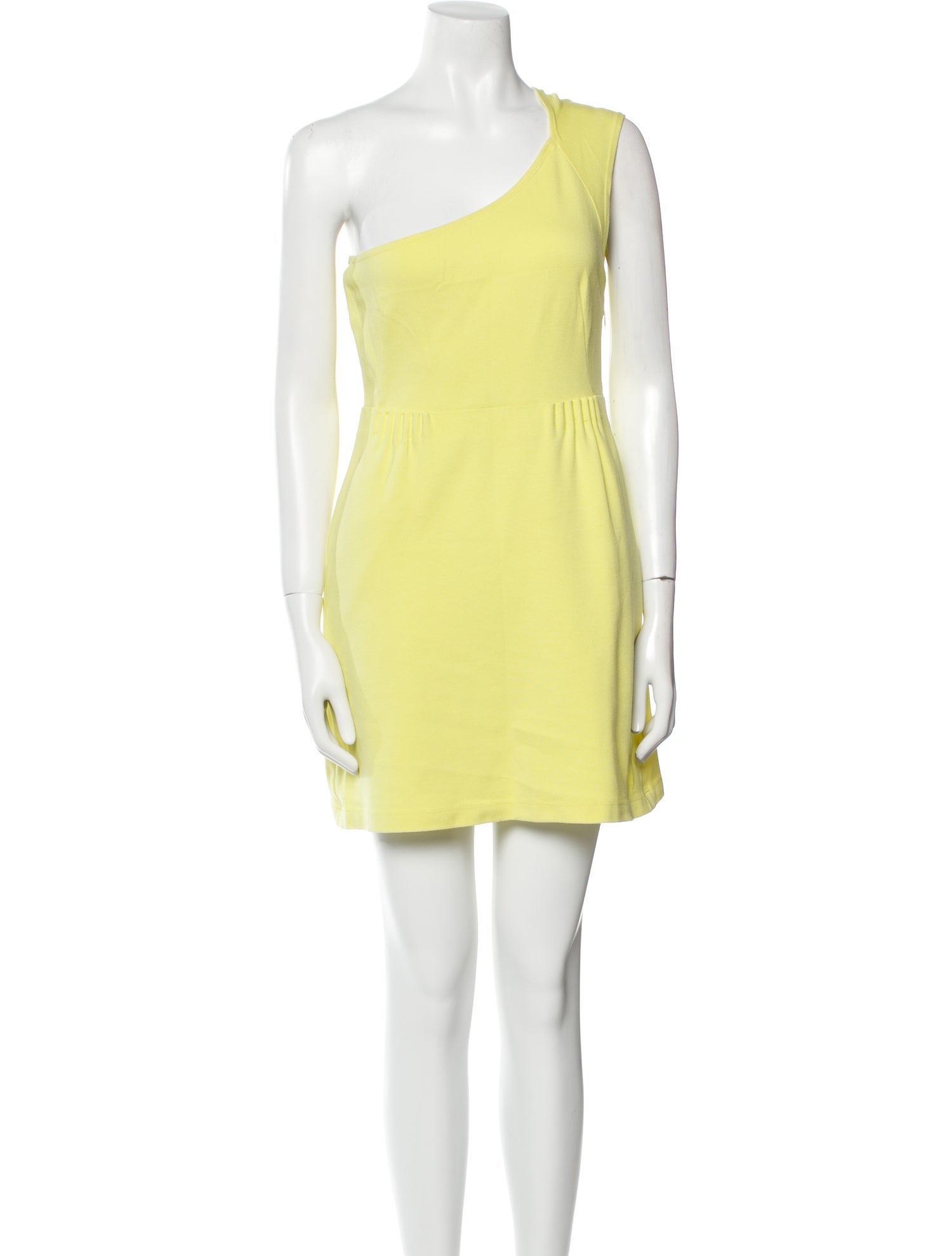 Theory One-Shoulder Mini Dress