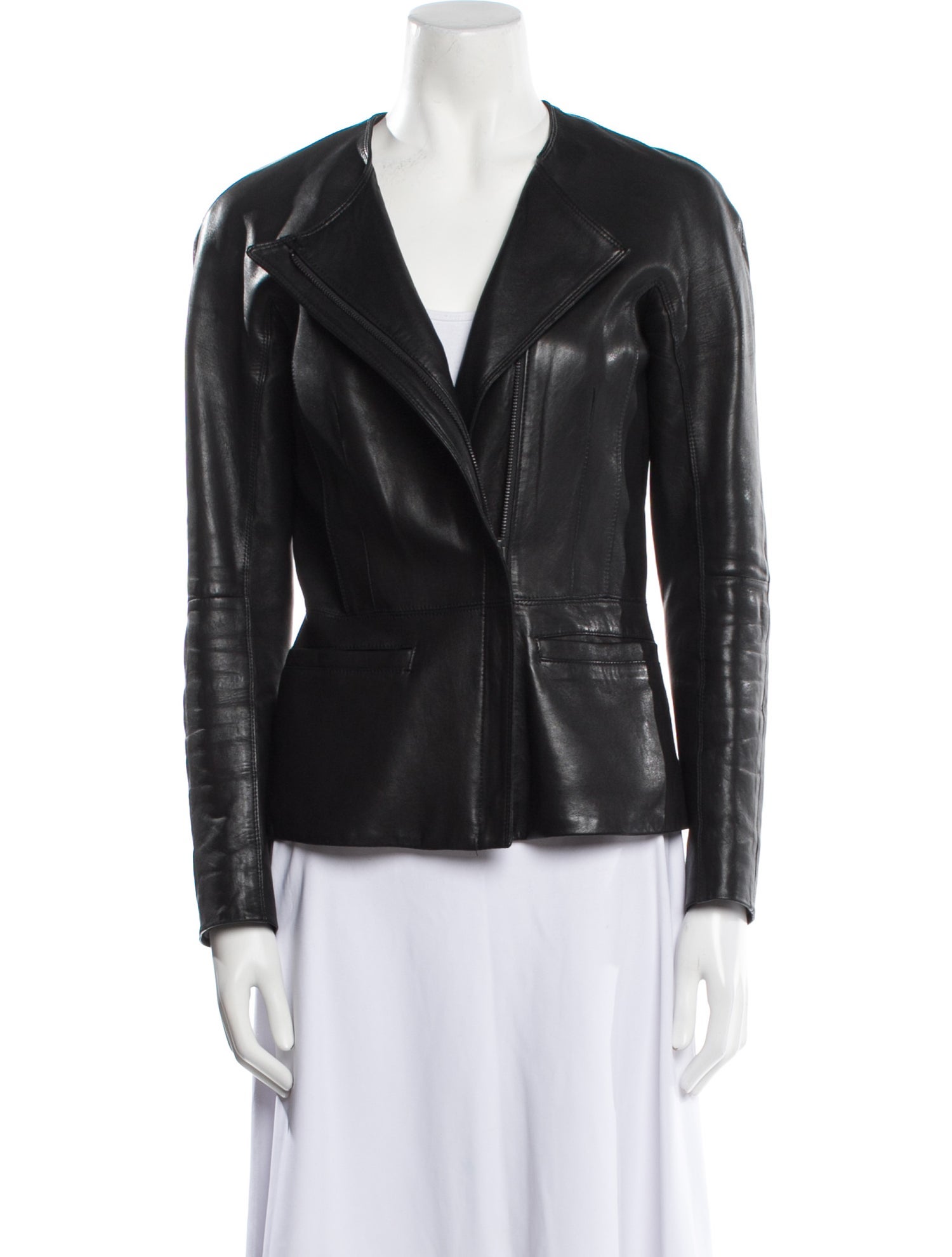 Theory Leather Biker Jacket