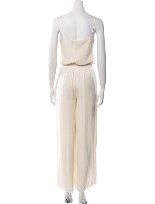Theory Silk Scoop Neck Jumpsuit