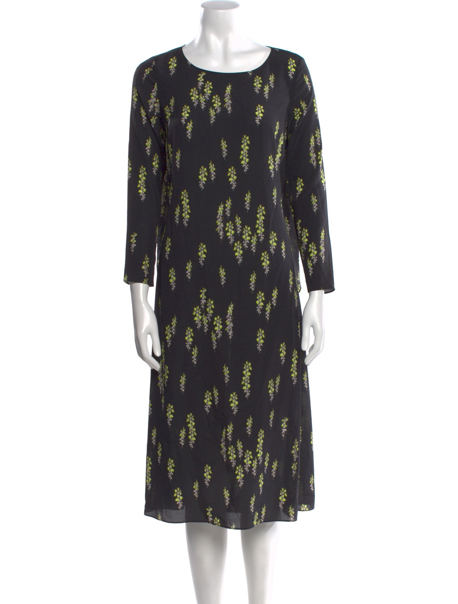 Theory Floral Print Midi Length Dress w/ Tags