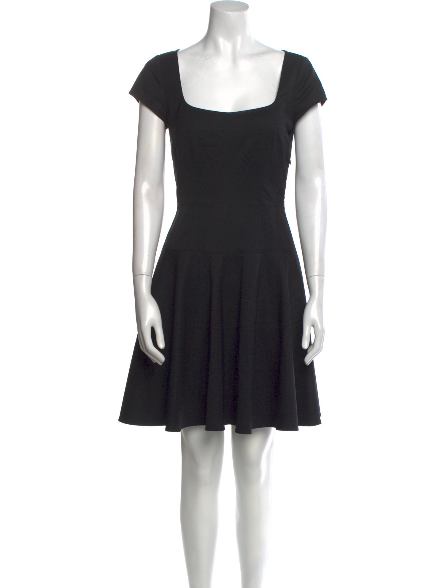 Theory Square Neckline Mini Dress