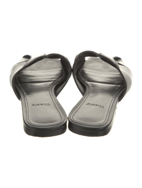 Theory Leather Slides