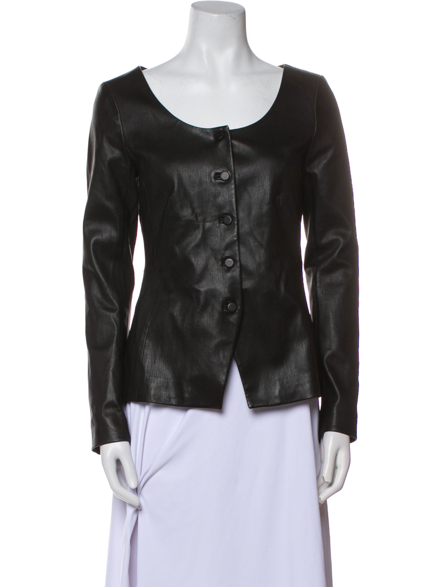 Theory Leather Evening Jacket