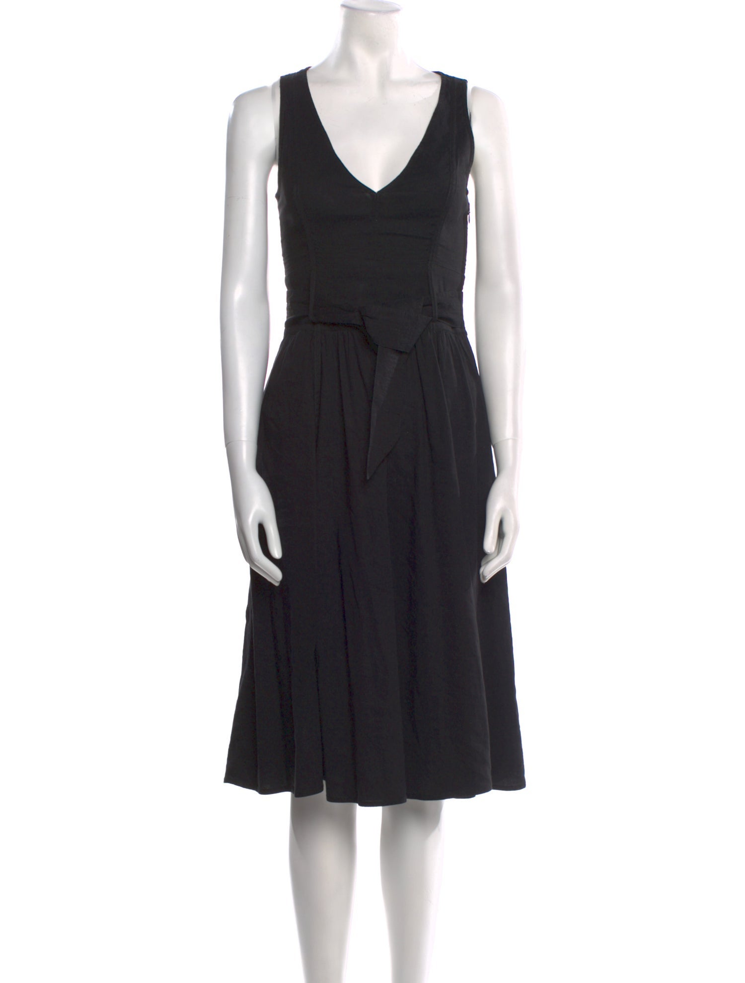 Theory Linen Midi Length Dress