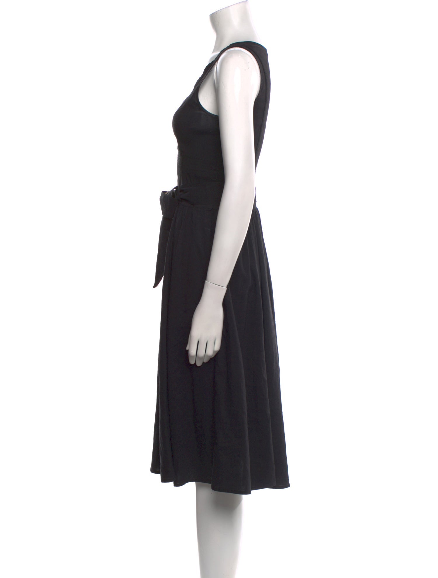 Theory Linen Midi Length Dress