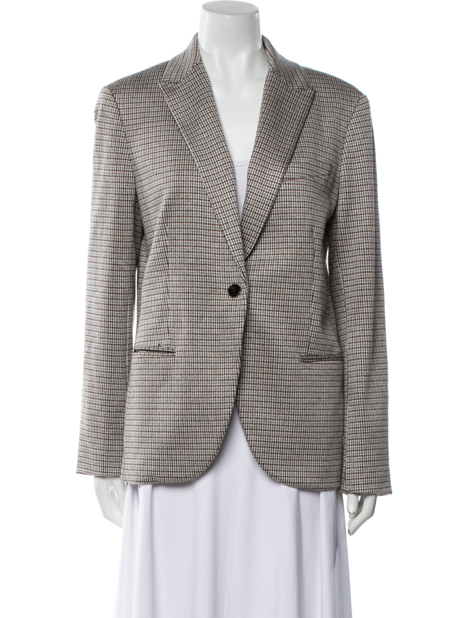 Theory Houndstooth Print Blazer