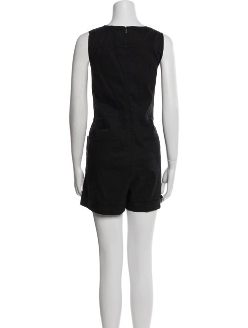 Theory Linen Scoop Neck Romper