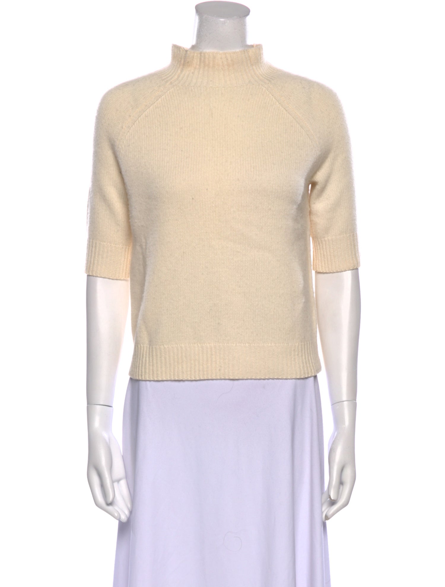 Theory Cashmere Mock Neck Sweater