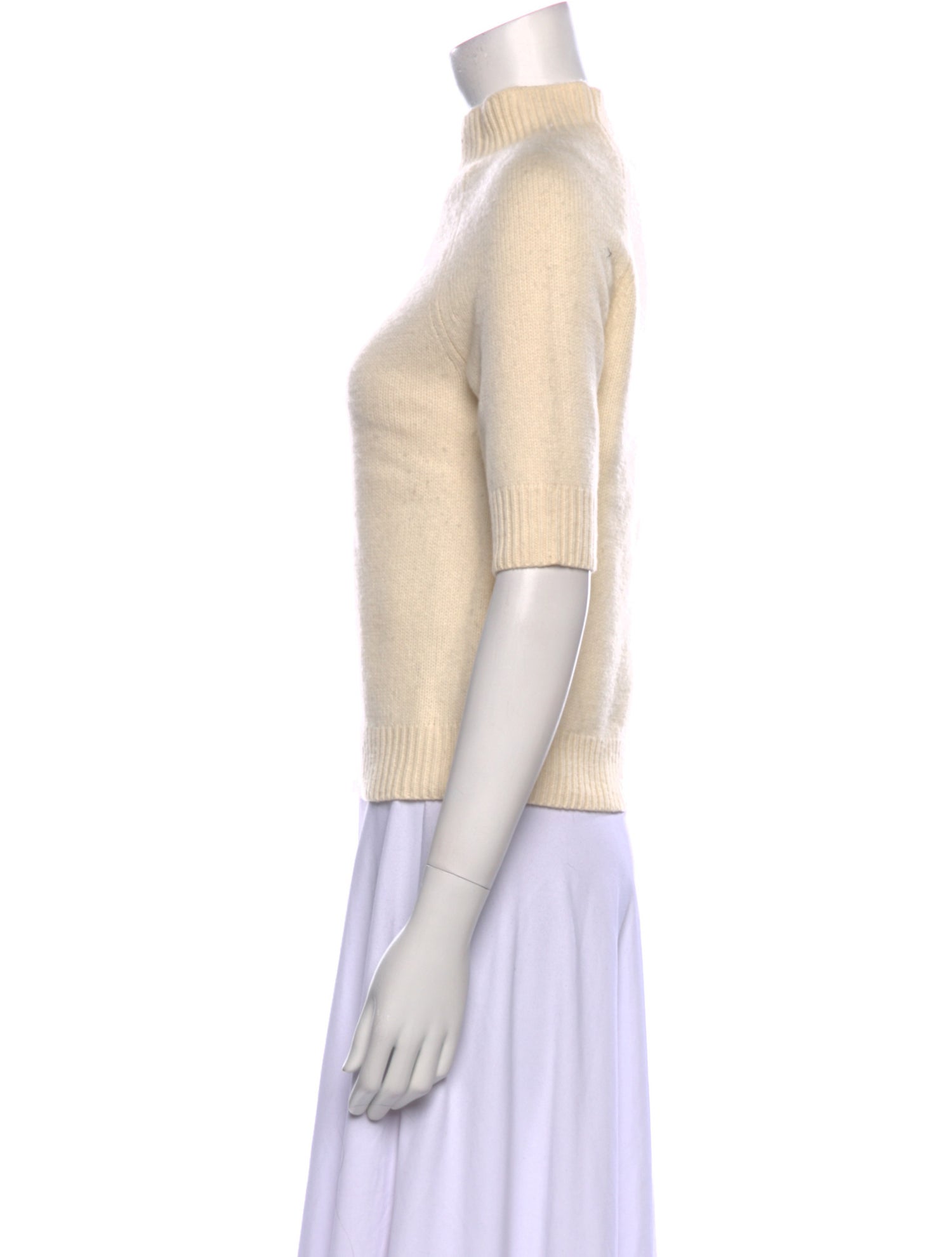 Theory Cashmere Mock Neck Sweater