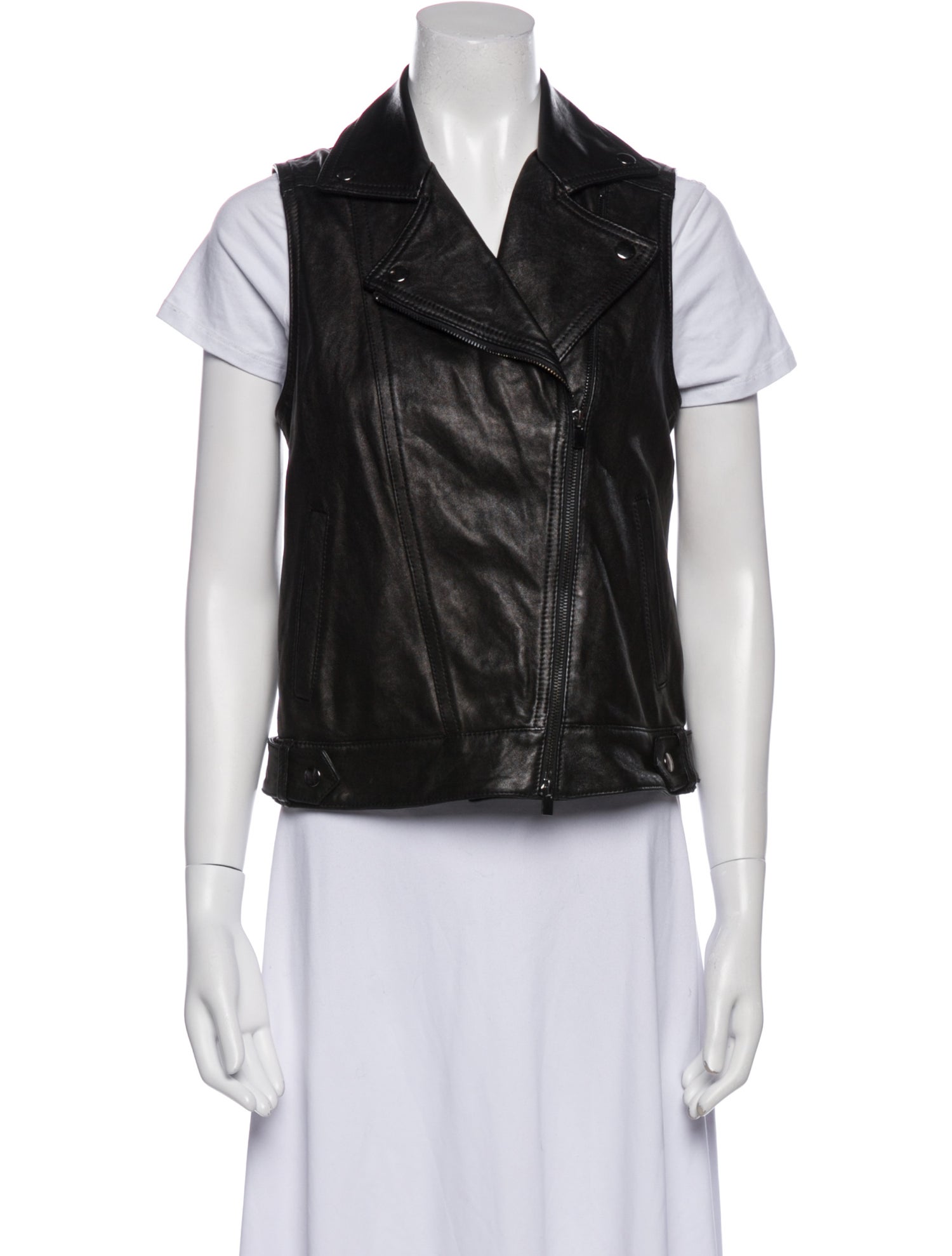 Theory Leather Vest