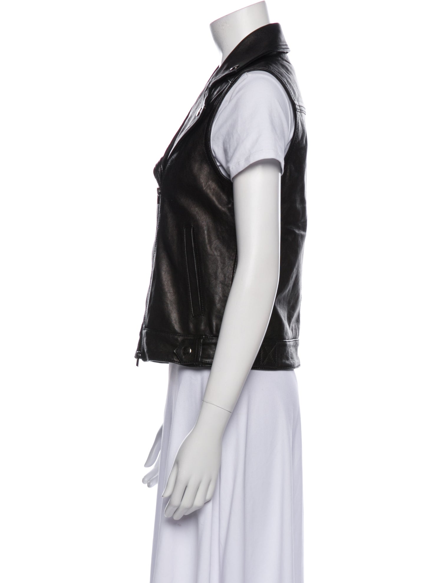 Theory Leather Vest