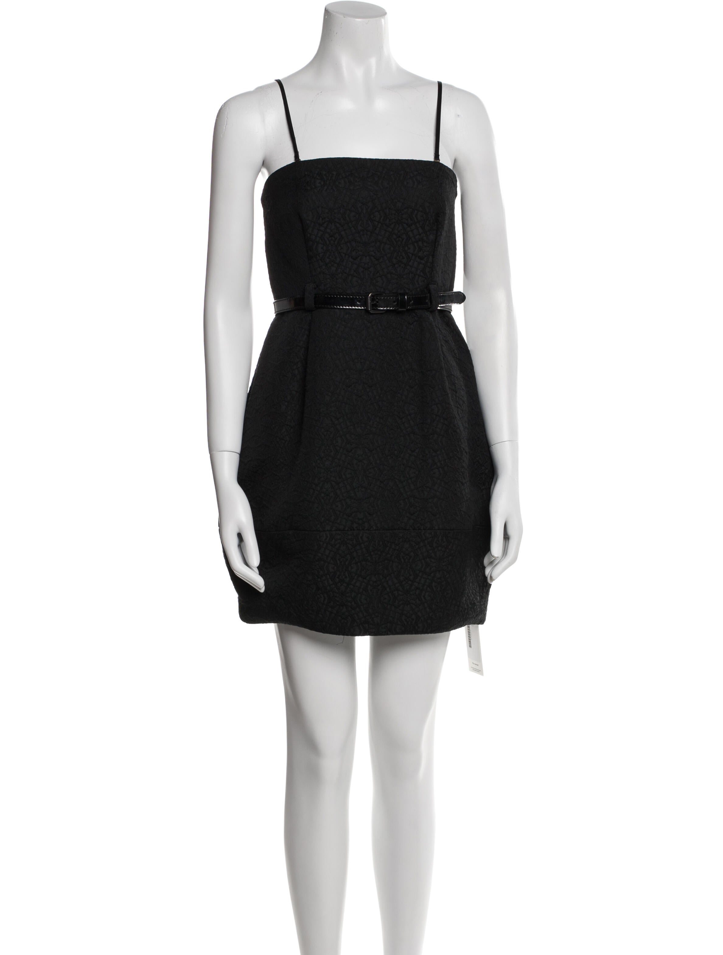 Theory Square Neckline Mini Dress