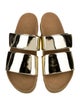 Theory Patent Leather Printed Slides
