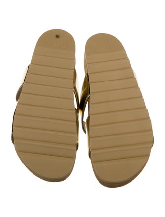 Theory Patent Leather Printed Slides