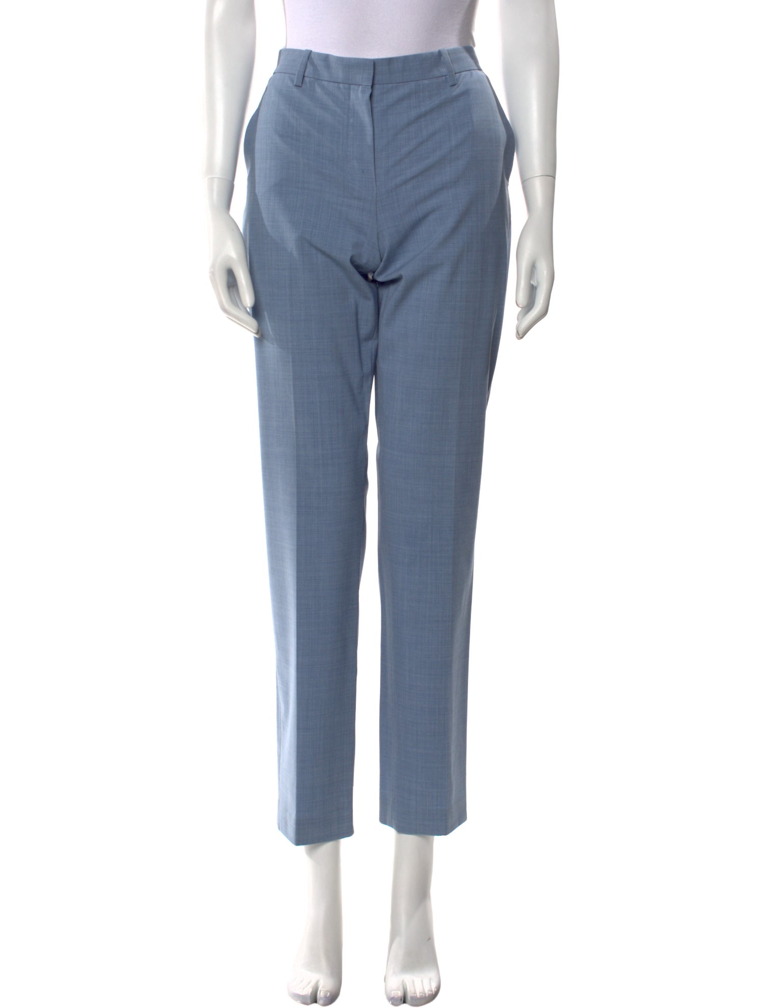 Theory Virgin Wool Straight Leg Pants